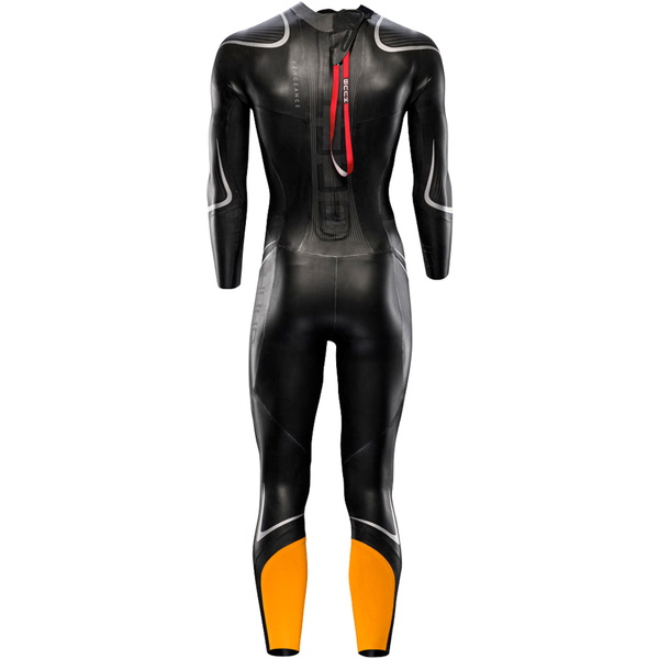 2026 HUUB Mens Vengeance 3/5mm Back Zip Swim Wetsuit TCE35 - Black / Orange